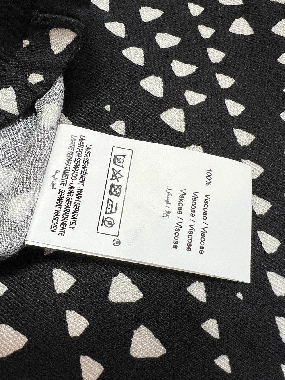 LA FEE MARABOUTEE pantalone donna palazzo nero/bianco PACOA- D  MADE IN ITALY