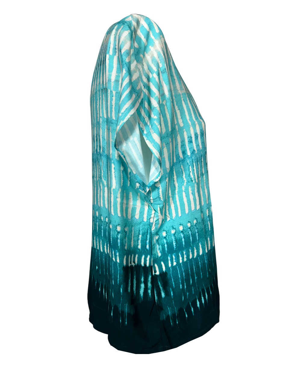 LA FEE MARABOUTEE blusa donna acqua/petrolio LAMIYA-C MADE IN ITALY