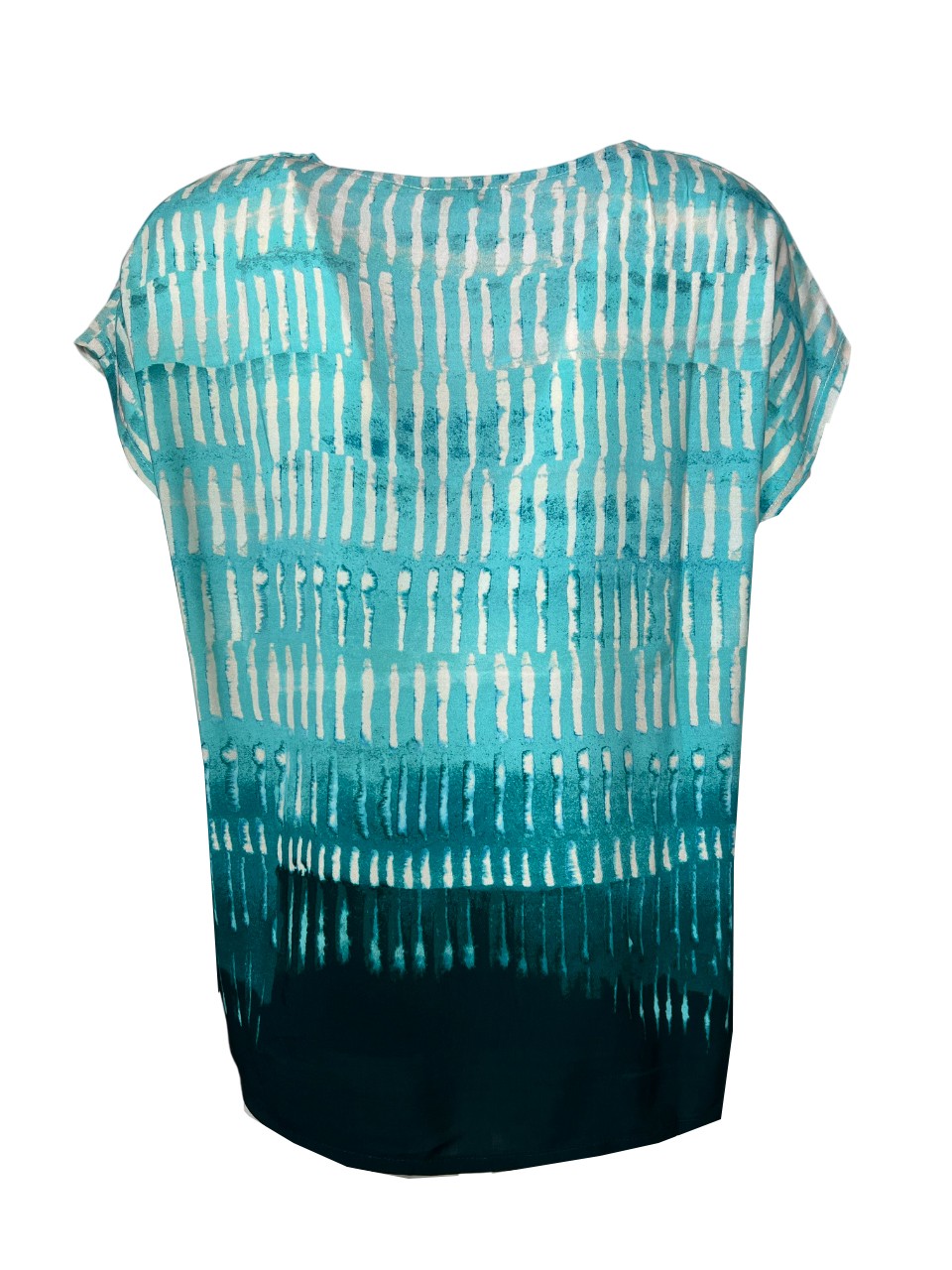 LA FEE MARABOUTEE blusa donna acqua/petrolio LAMIYA-C MADE IN ITALY