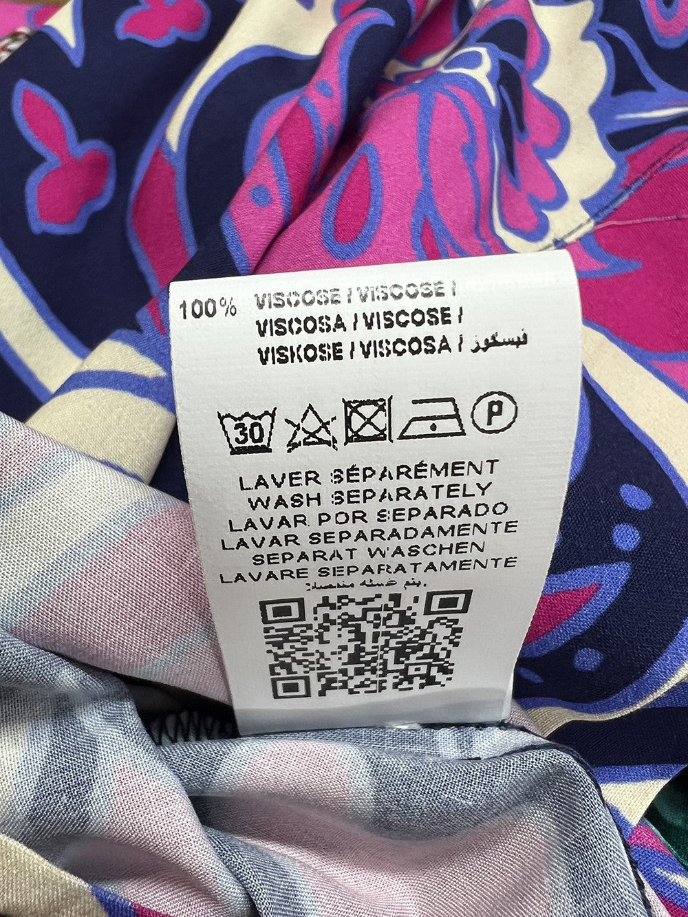 LA FEE MARABOUTEE blusa donna fuxia/nero/bianco DELON-M MADE IN ITALY