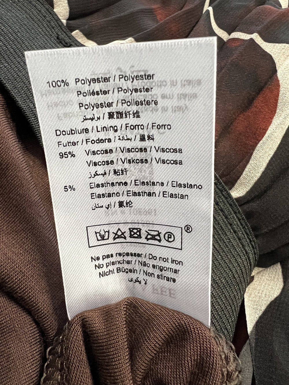 LA FEE MARABOUTEE gonna donna plisse voile stampa animalier marrone RATIA - C MADE IN ITALY