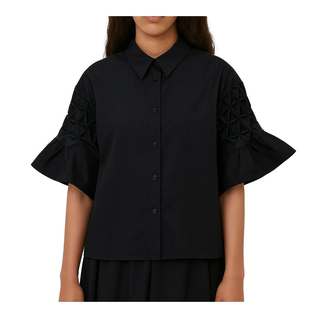 MEIMEIJ camicia donna a campana M5PA44 100% cotone MADE IN ITALY