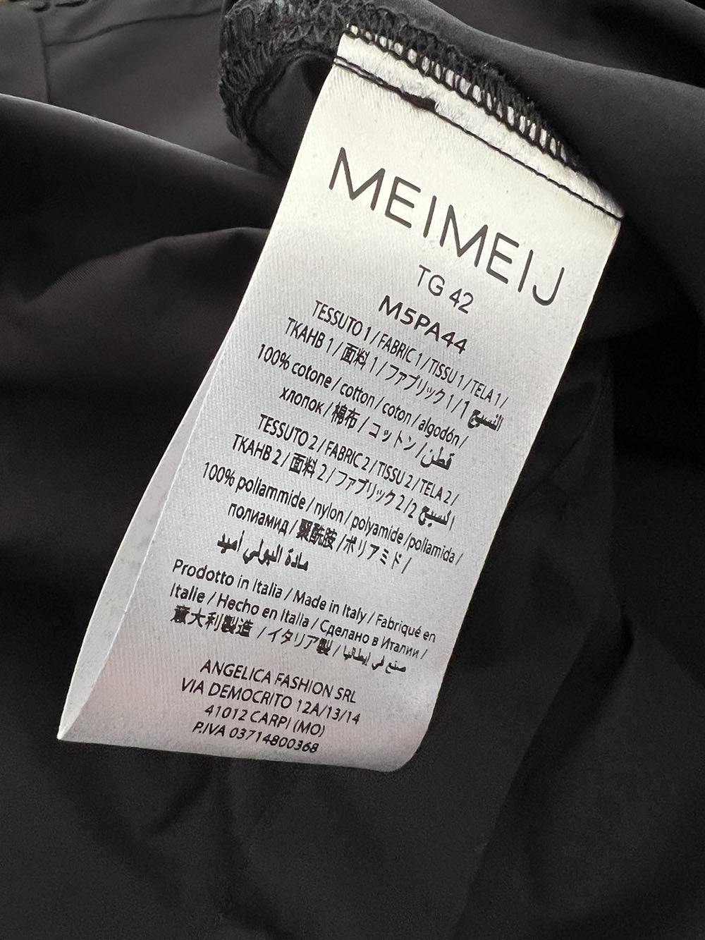 MEIMEIJ camicia donna a campana M5PA44 100% cotone MADE IN ITALY