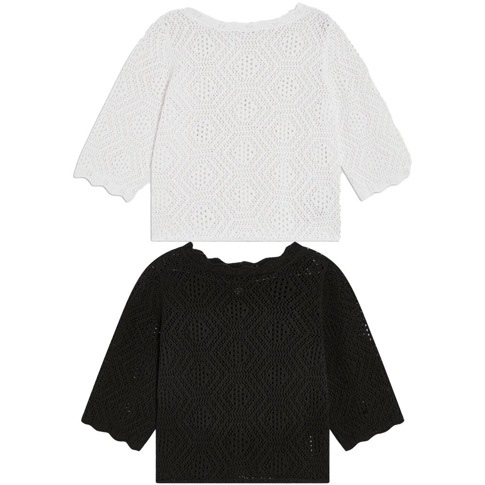 LIVIANA CONTI maglia donna a scatola cotone F5SB48 MADE IN ITALY