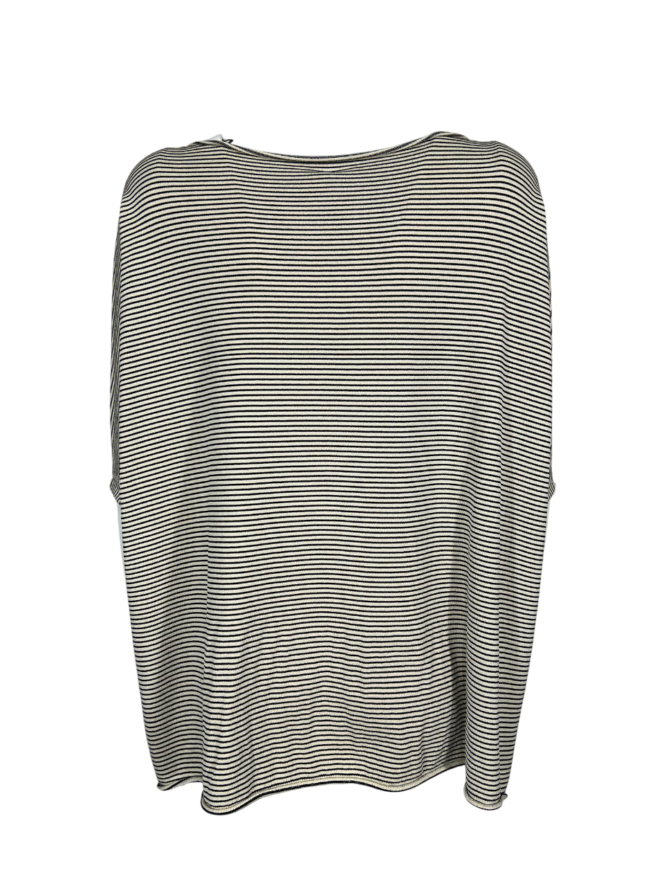 LIVIANA CONTI maglia donna over righe beige/nero F5SA62 MADE IN ITALY