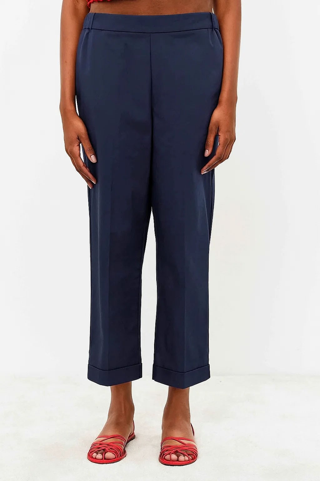 MEIMEIJ pantalone donna cotone leggero M5EB16 MADE IN ITALY