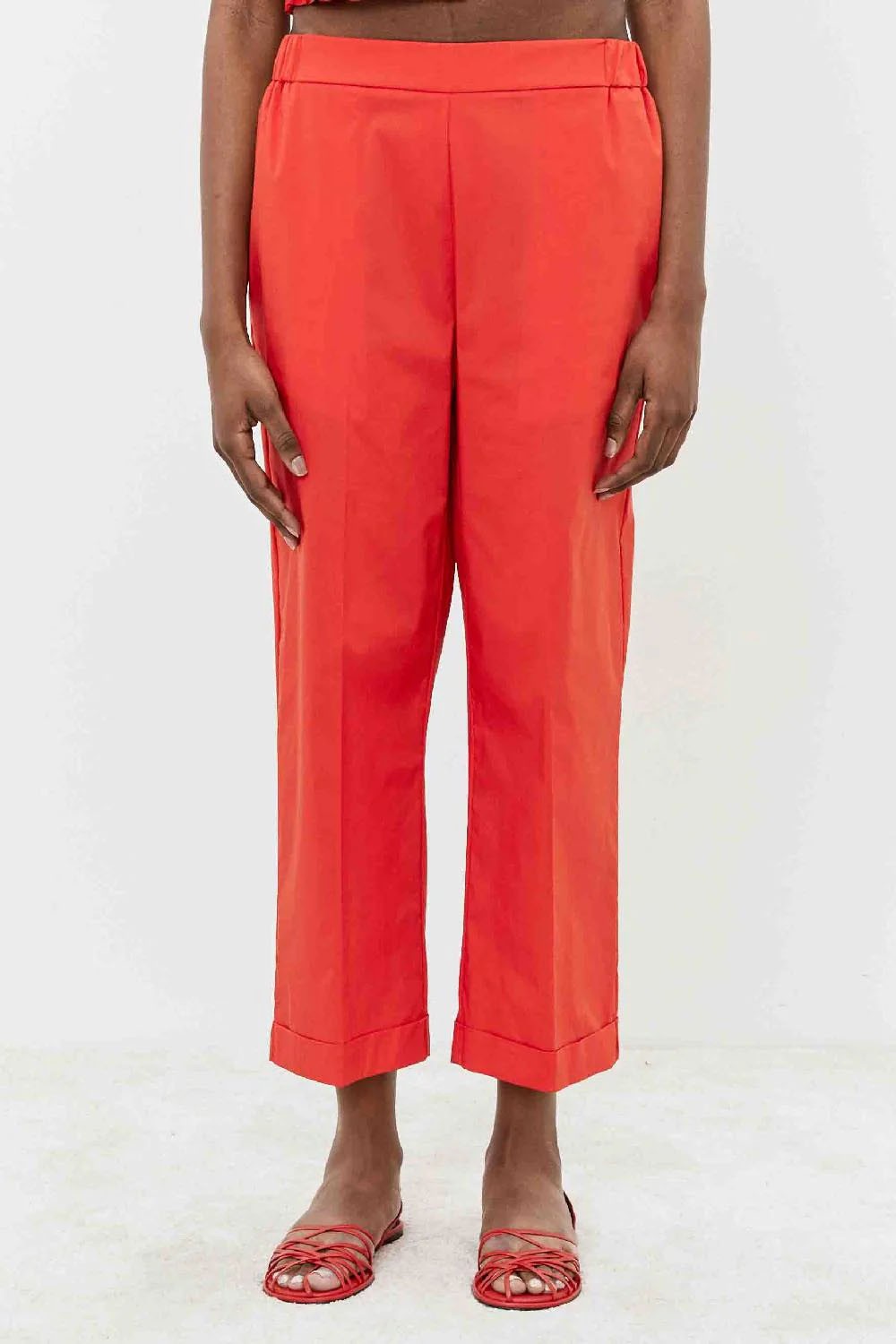 MEIMEIJ pantalone donna cotone leggero M5EB16 MADE IN ITALY