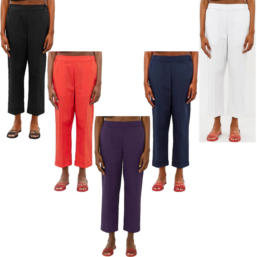 MEIMEIJ pantalone donna cotone leggero M5EB16 MADE IN ITALY