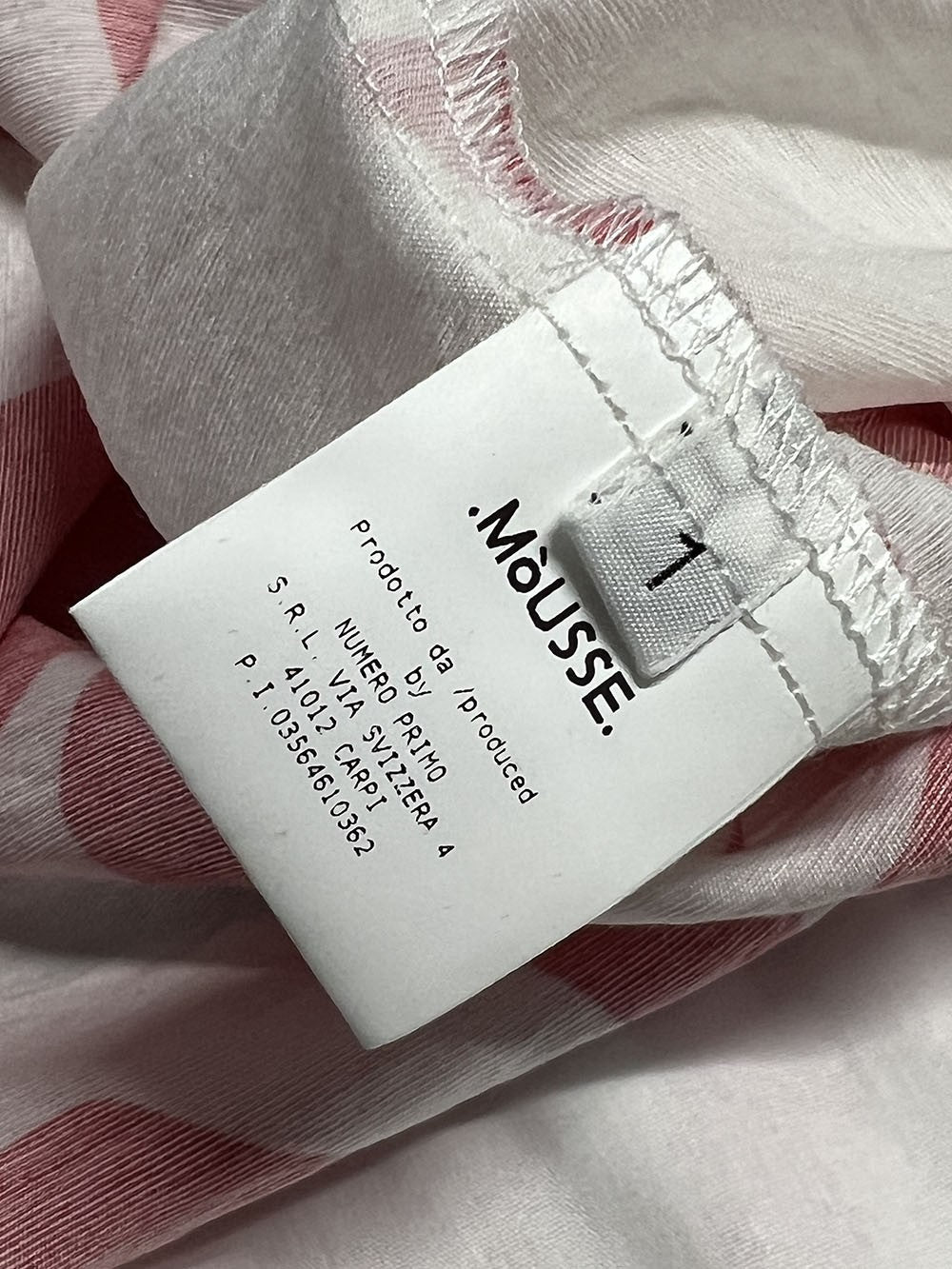 MOUSSE blusa donna fantasia floreale SM5-102L MADE IN ITALY