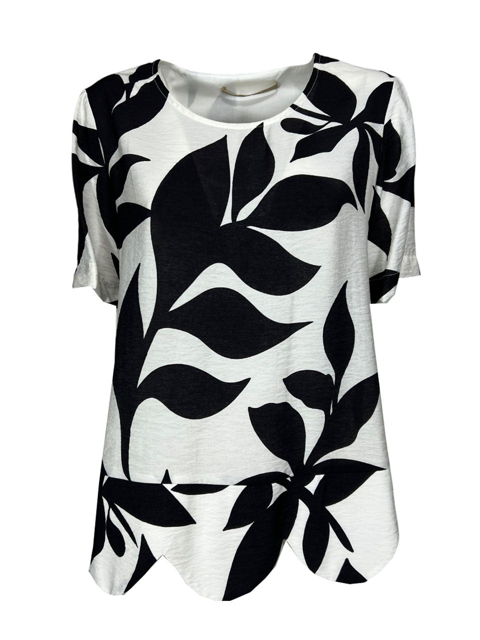 MOUSSE blusa donna fantasia floreale SM5-102L MADE IN ITALY