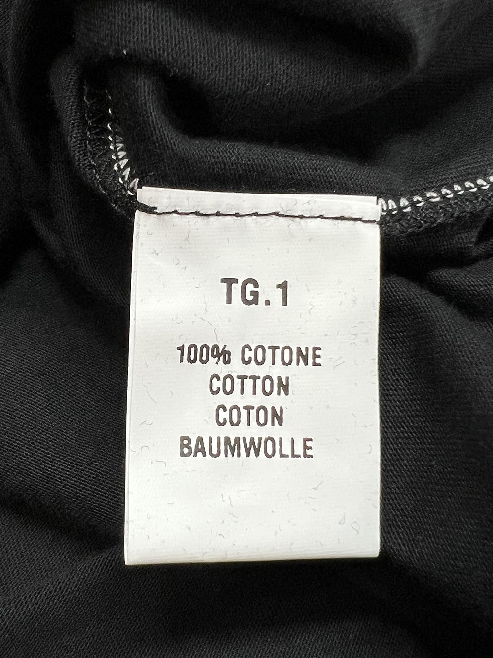 MOUSSE maxi t-shirt donna nera SM5-108M 100% cotone MADE IN ITALY