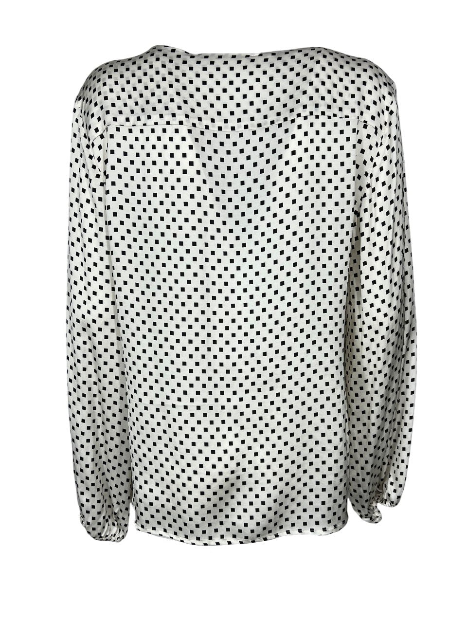 MOUSSE camicia donna bianco fantasia nera SM5-513 A MADE IN ITALY