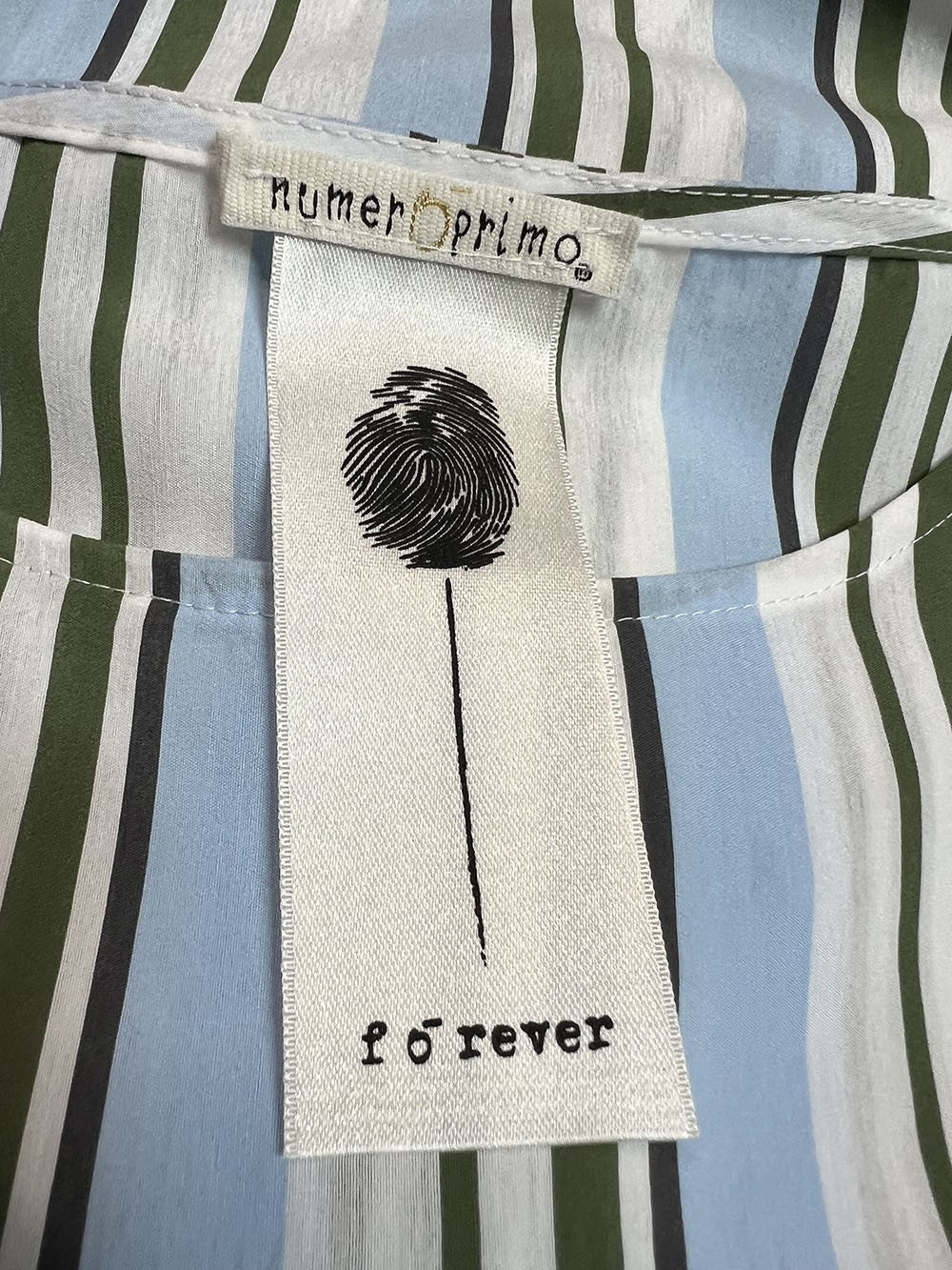 NUMERO PRIMO blusa donna righe multicolor SN5-561E MADE IN ITALY