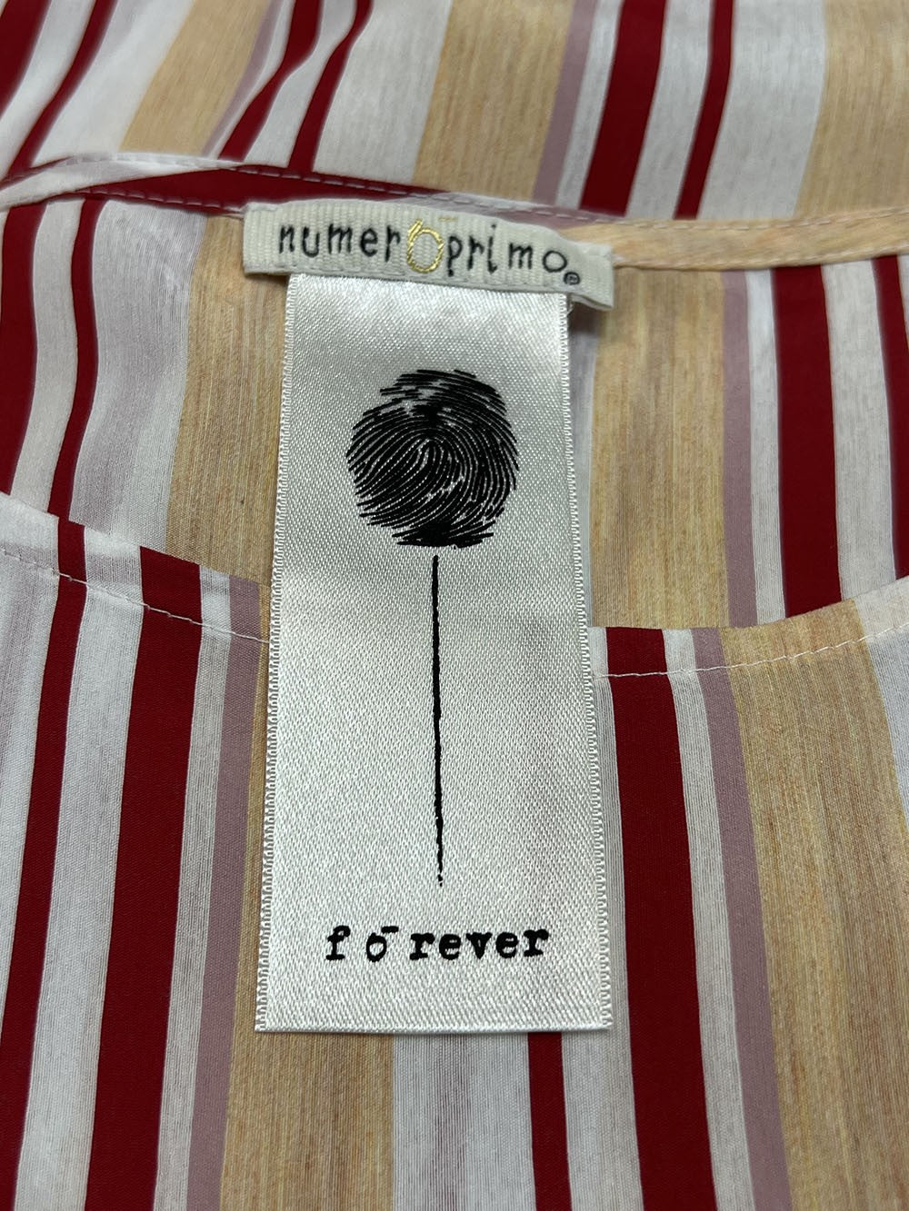 NUMERO PRIMO blusa donna righe multicolor SN5-561E MADE IN ITALY