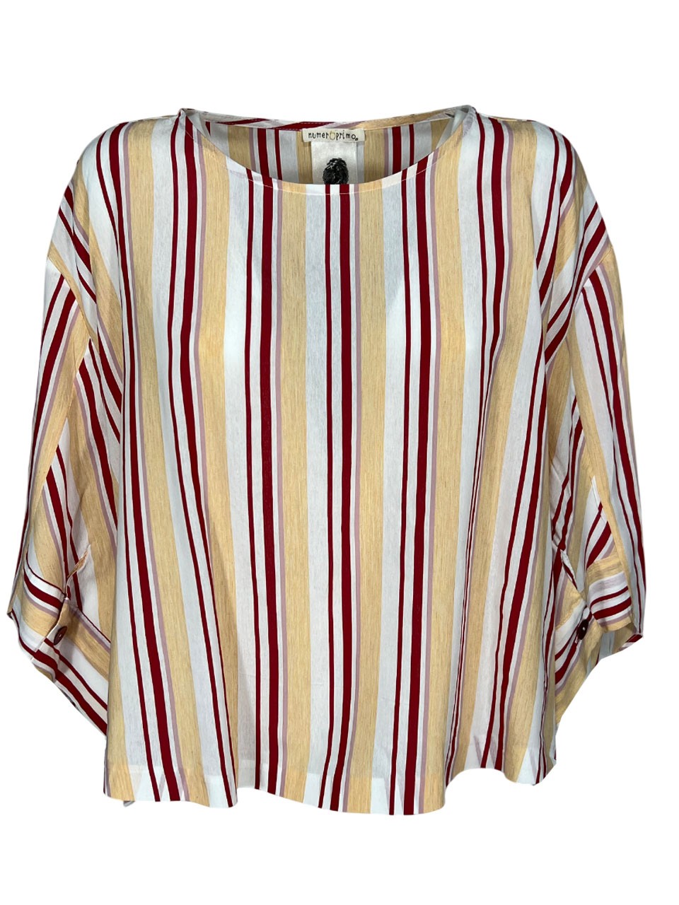 NUMERO PRIMO blusa donna righe multicolor SN5-561E MADE IN ITALY