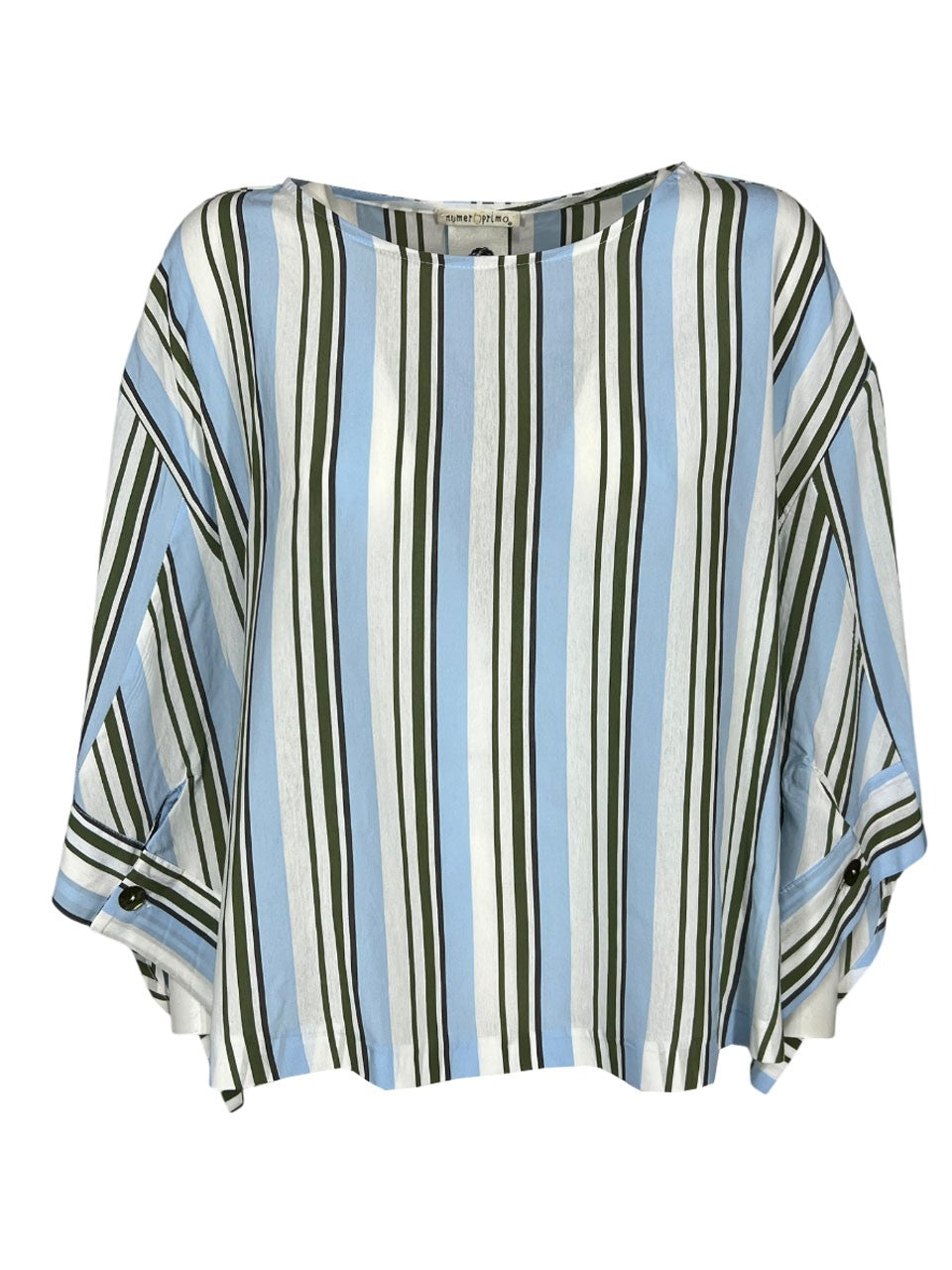 NUMERO PRIMO blusa donna righe multicolor SN5-561E MADE IN ITALY