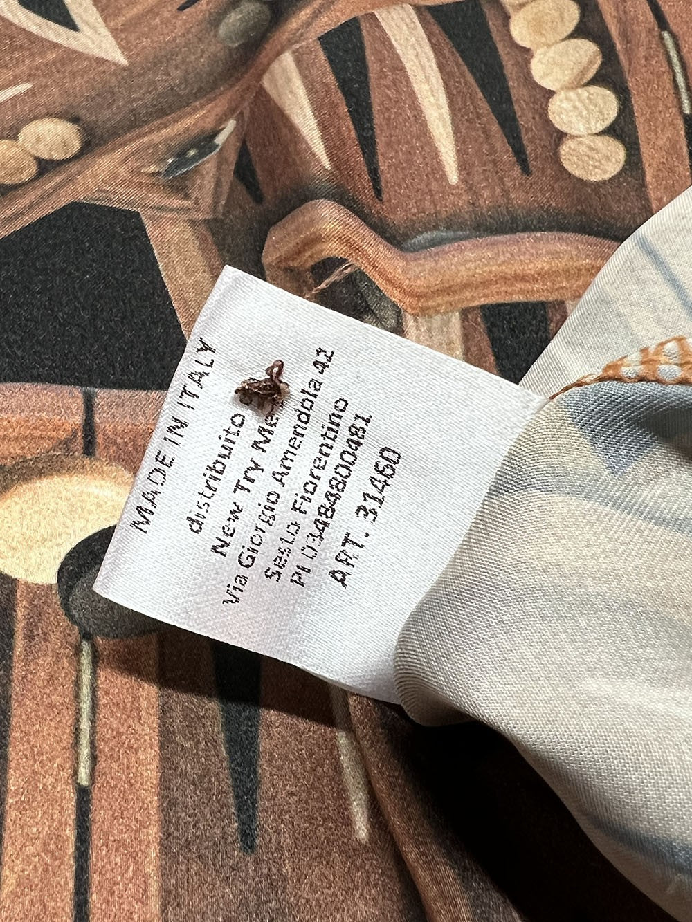 IL THE DELLE 5 camicia donna marrone/beige/nero SPOON BACKGAMMON MADE IN ITALY