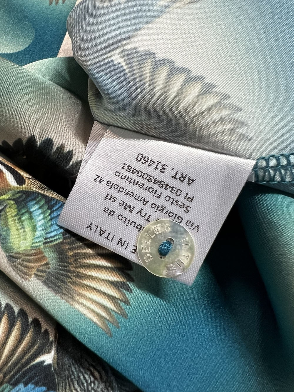 IL THE DELLE 5 camicia donna petrolio/panna SPOON DUCKS MADE IN ITALY