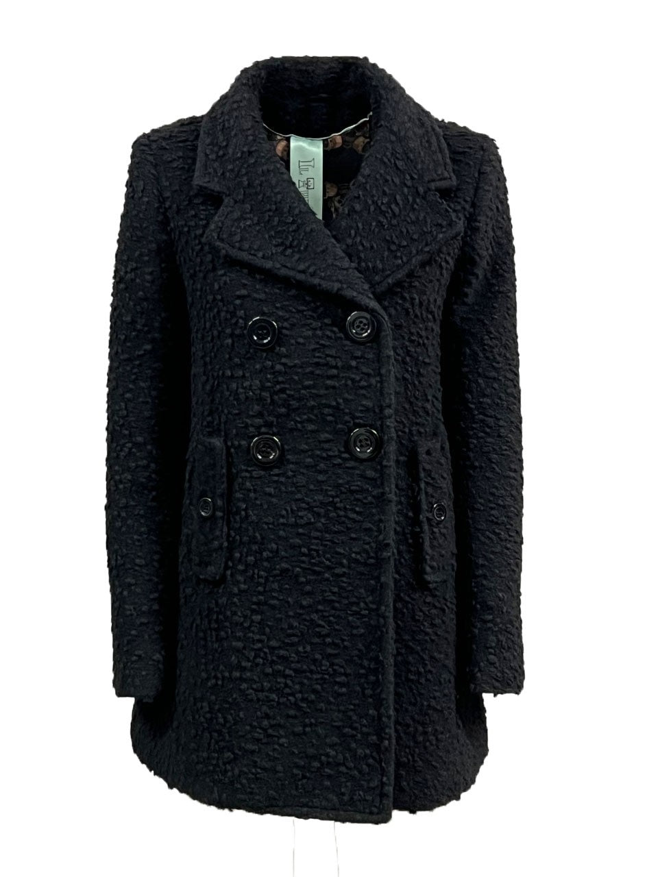 IL THE DELLE 5 giaccone donna doppiopetto JANEIRO 84 MADE IN ITALY