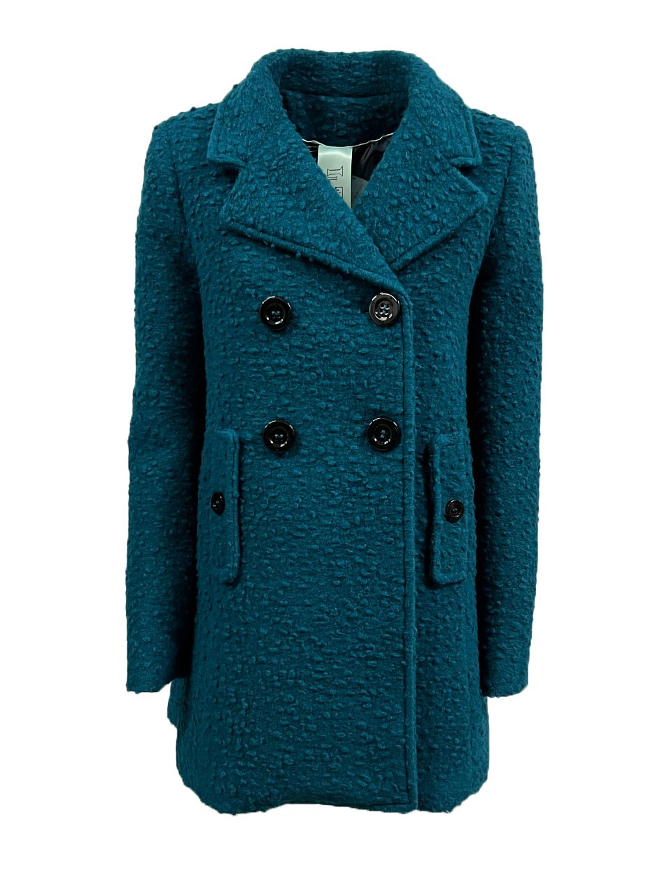 IL THE DELLE 5 giaccone donna doppiopetto JANEIRO 84 MADE IN ITALY