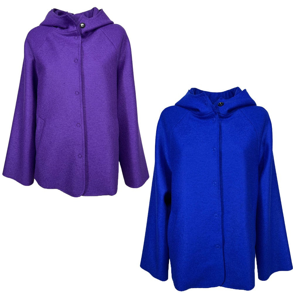 GUTTHA MILANO giaccone donna sfoderato GUT24085 100% lana MADE IN ITALY