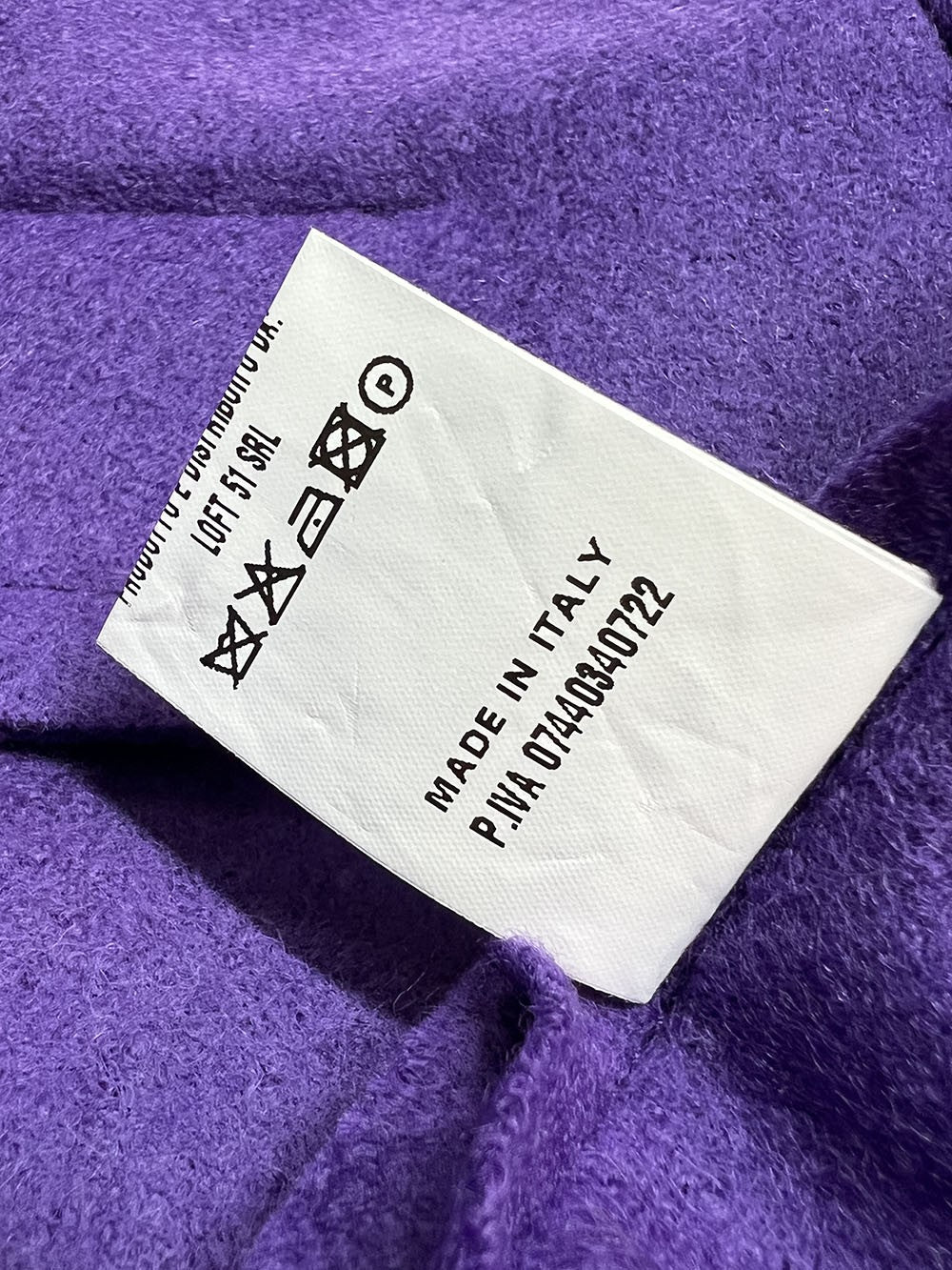 GUTTHA MILANO giaccone donna sfoderato GUT24085 100% lana MADE IN ITALY