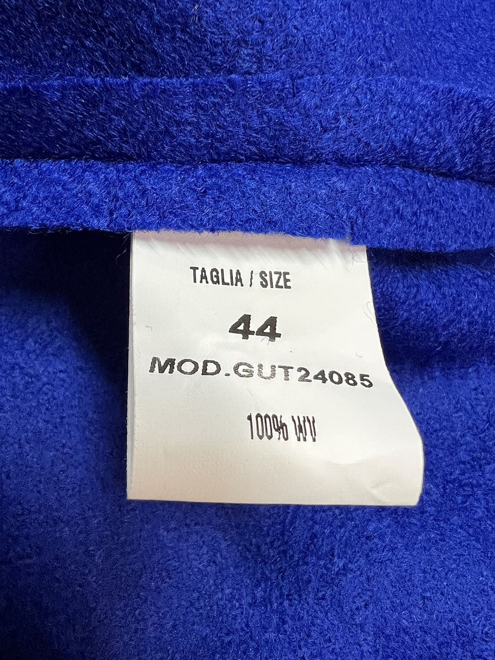 GUTTHA MILANO giaccone donna sfoderato GUT24085 100% lana MADE IN ITALY