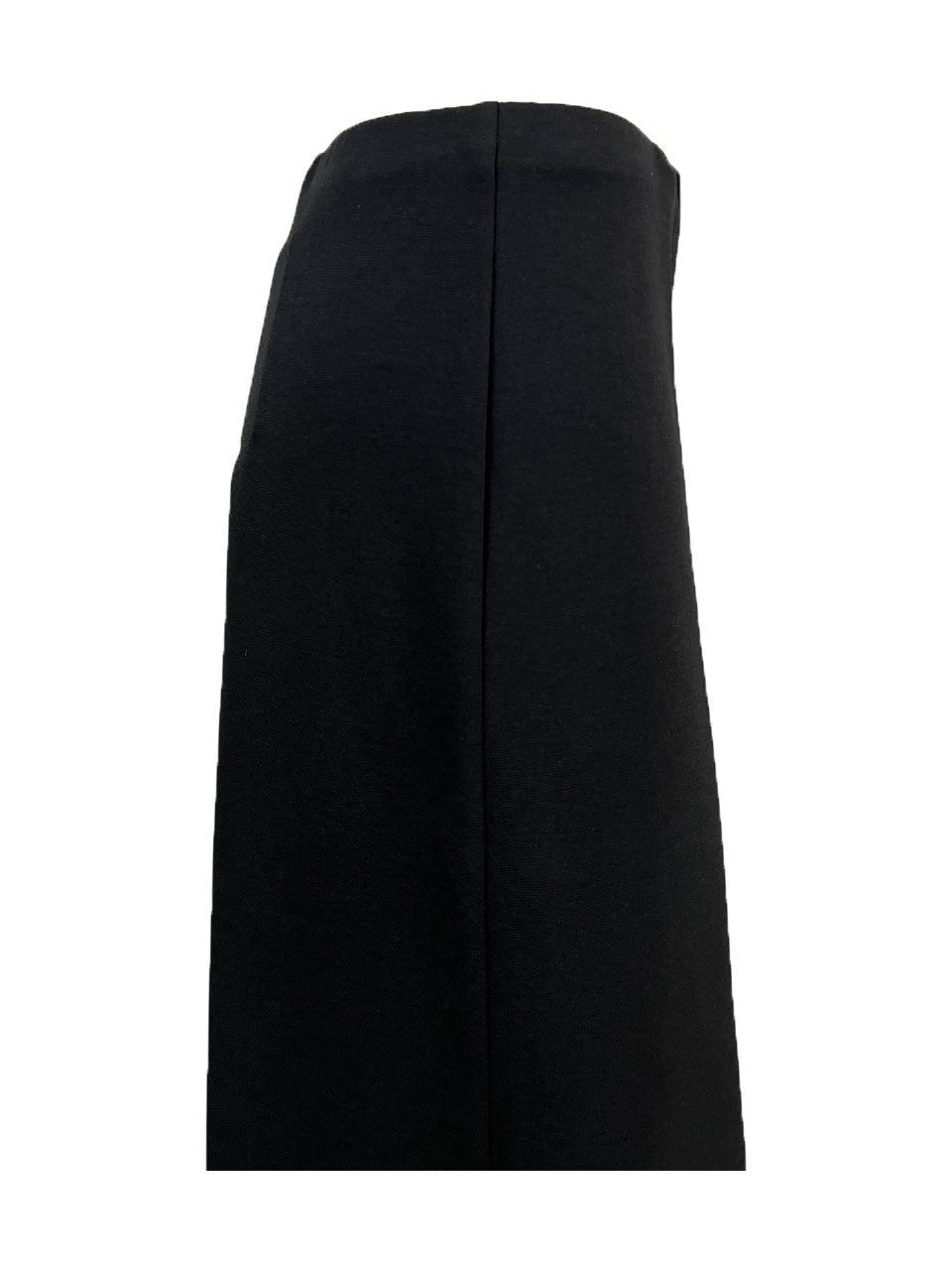 MEIMEIJ pantalone donna punto milano nero largo M4IA36 MADE IN ITALY