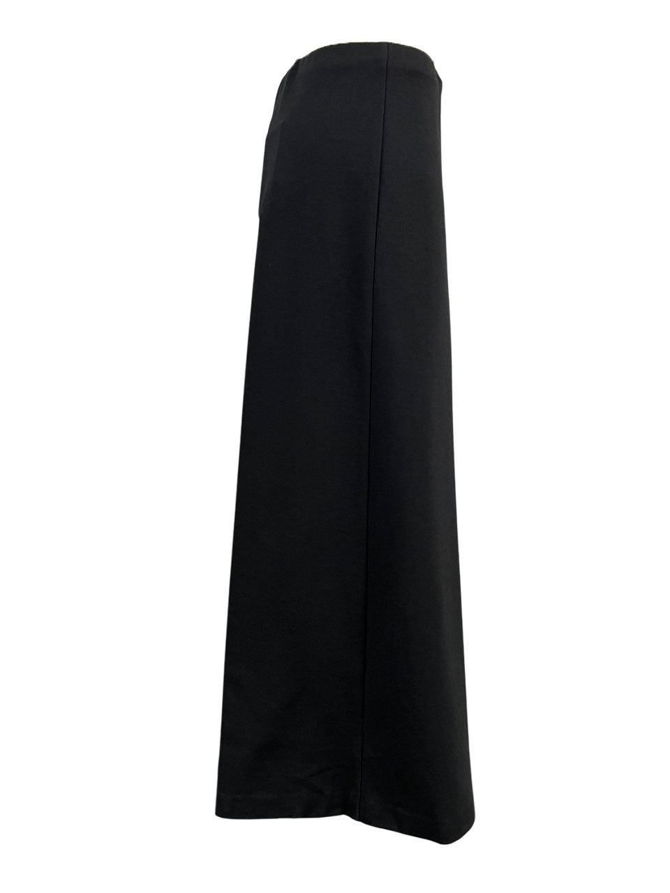 MEIMEIJ pantalone donna punto milano nero largo M4IA36 MADE IN ITALY