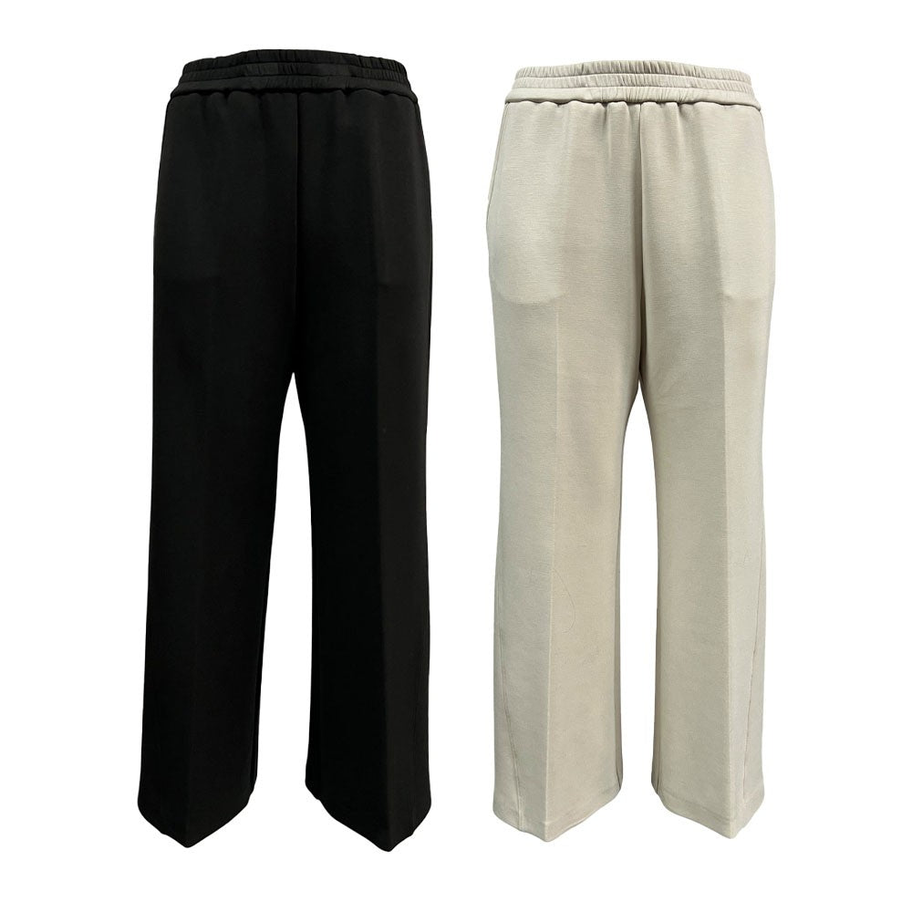 MEIMEIJ pantalone donna largo tessuto scuba M4IBB0 MADE IN ITALY