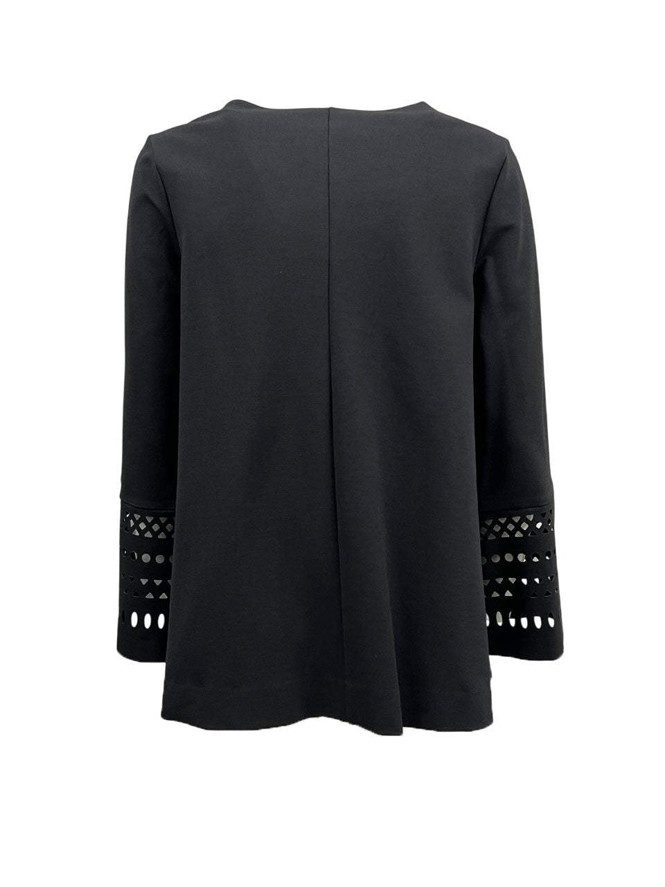 MEIMEIJ blusa donna punto milano nera M4IA21 MADE IN ITALY