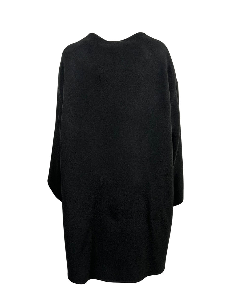 MEIMEIJ cappotto donna nero doppiopetto sfoderato M4IDD4 100% lana