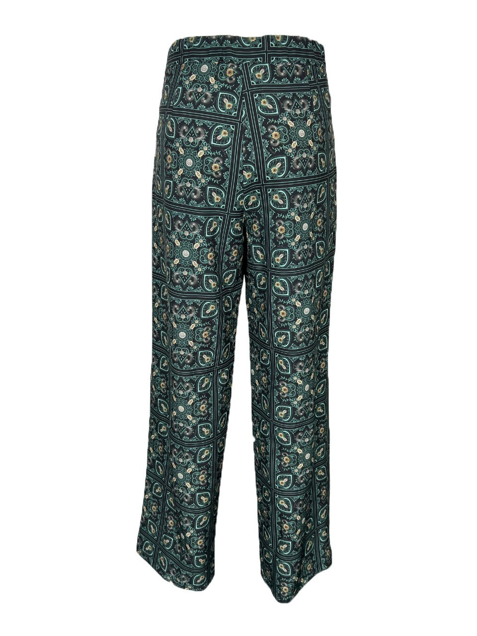 IL THE DELLE 5 pantalone donna salmone/bluette/arancio ALAN 48ST FISH MADE IN ITALY