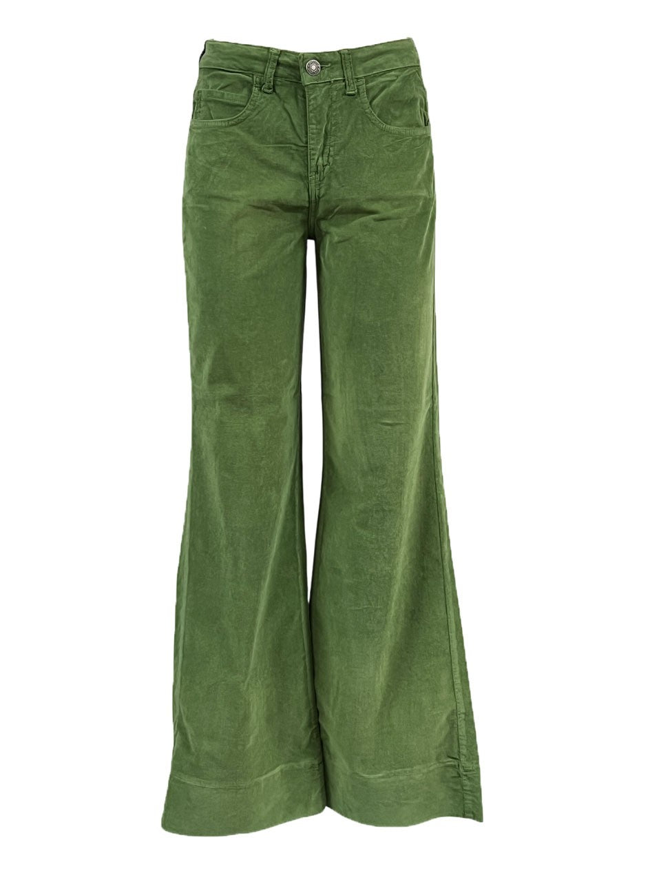 J-CUBE pantalone donna modello jeans velluto liscio 302 KAOTICA MADE IN ITALY