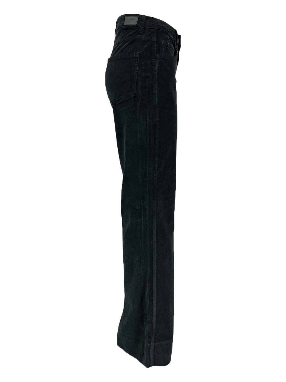 J-CUBE pantalone donna modello jeans velluto liscio 302 KAOTICA MADE IN ITALY