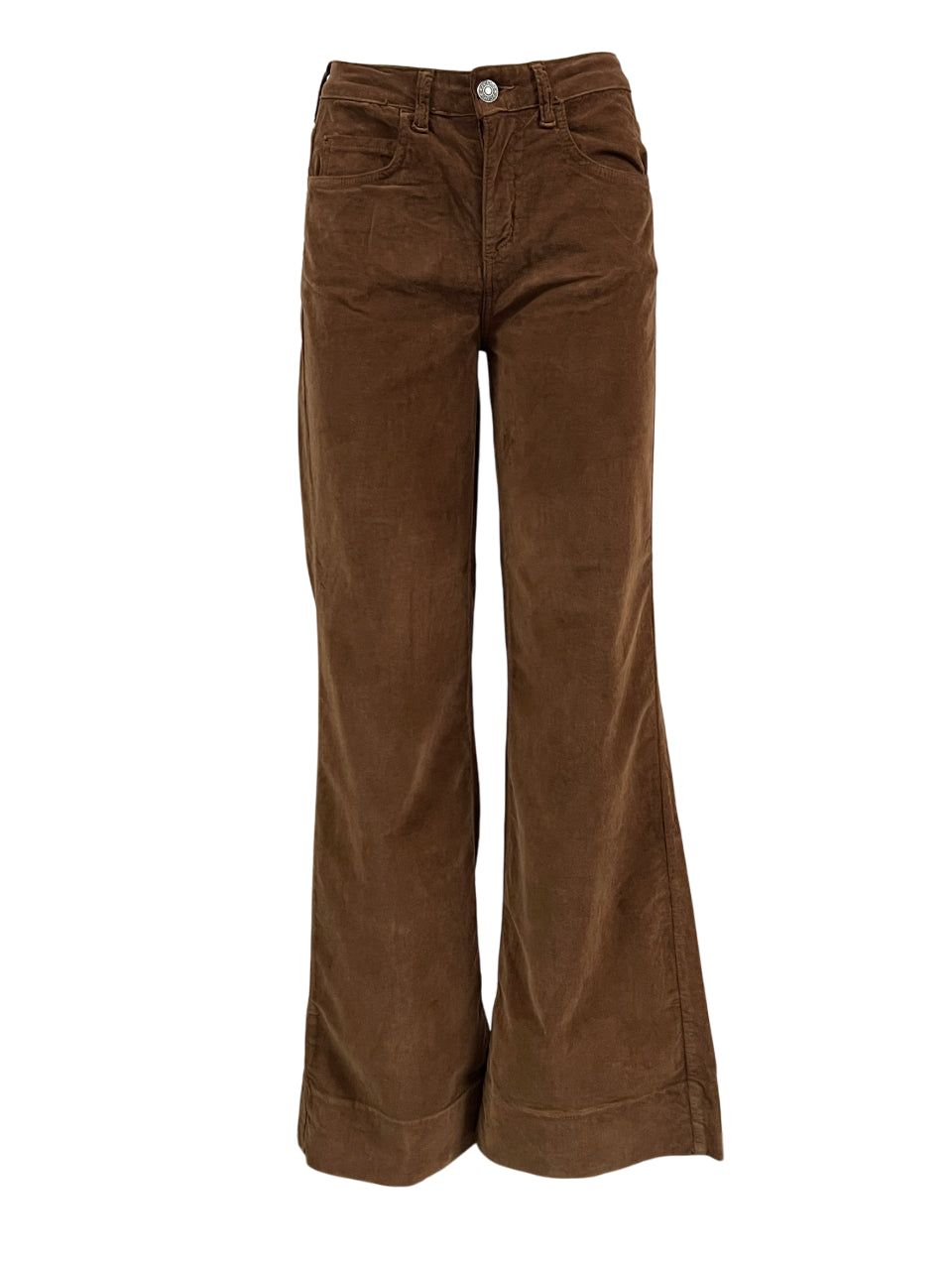 J-CUBE pantalone donna modello jeans velluto liscio 302 KAOTICA MADE IN ITALY