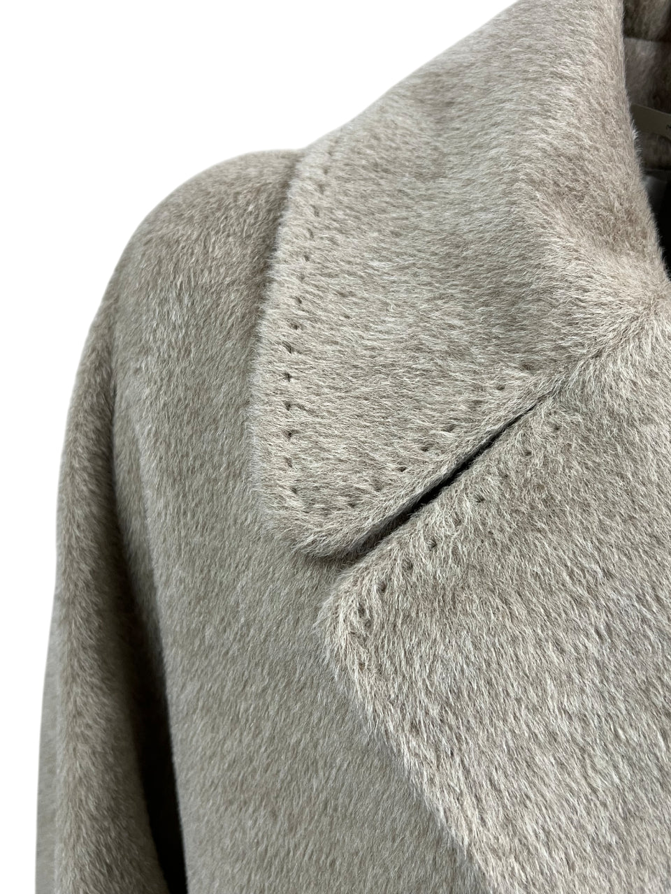 NORMEET Giaccone Donna Doppiopetto Cachat 400-ALPACA – 70% Alpaca 30% Lana – Made in Italy