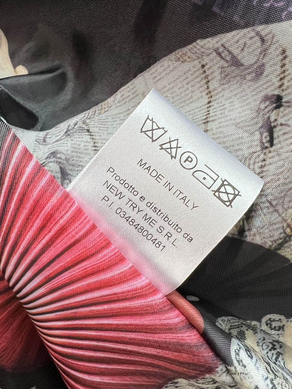 IL THE DELLE 5 Giaccone Donna Doppiopetto JADEN 77 Bordeaux o Blu – Fodera Fantasia – Made in Italy