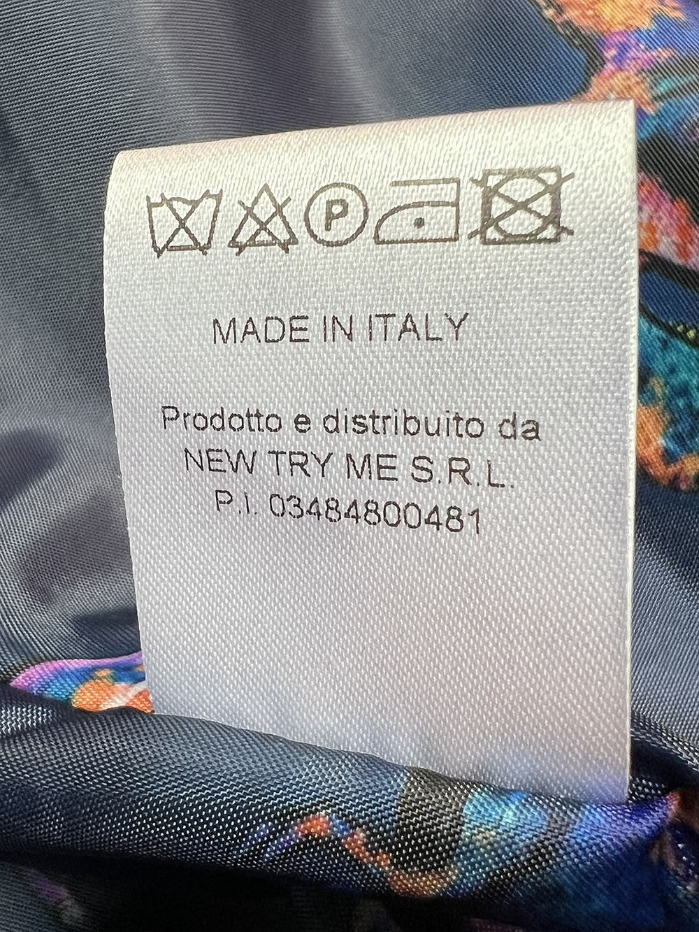 IL THE DELLE 5 Giaccone Donna Doppiopetto JADEN 77 Bordeaux o Blu – Fodera Fantasia – Made in Italy