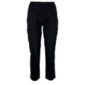LIVIANA CONTI pantalone donna leggins cotone leggero nero F5SK51 MADE IN ITALY