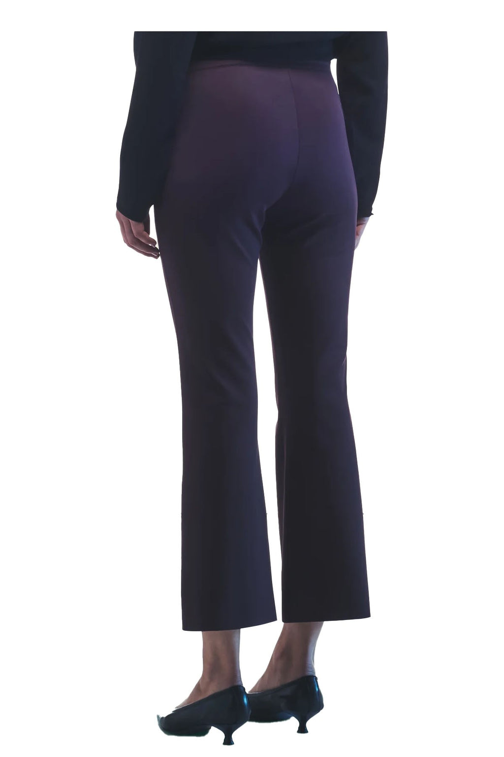 LIVIANA CONTI pantalone donna trombetta CNTJ31 STEVE D94-1 BACCA D’UVA MADE IN ITALY