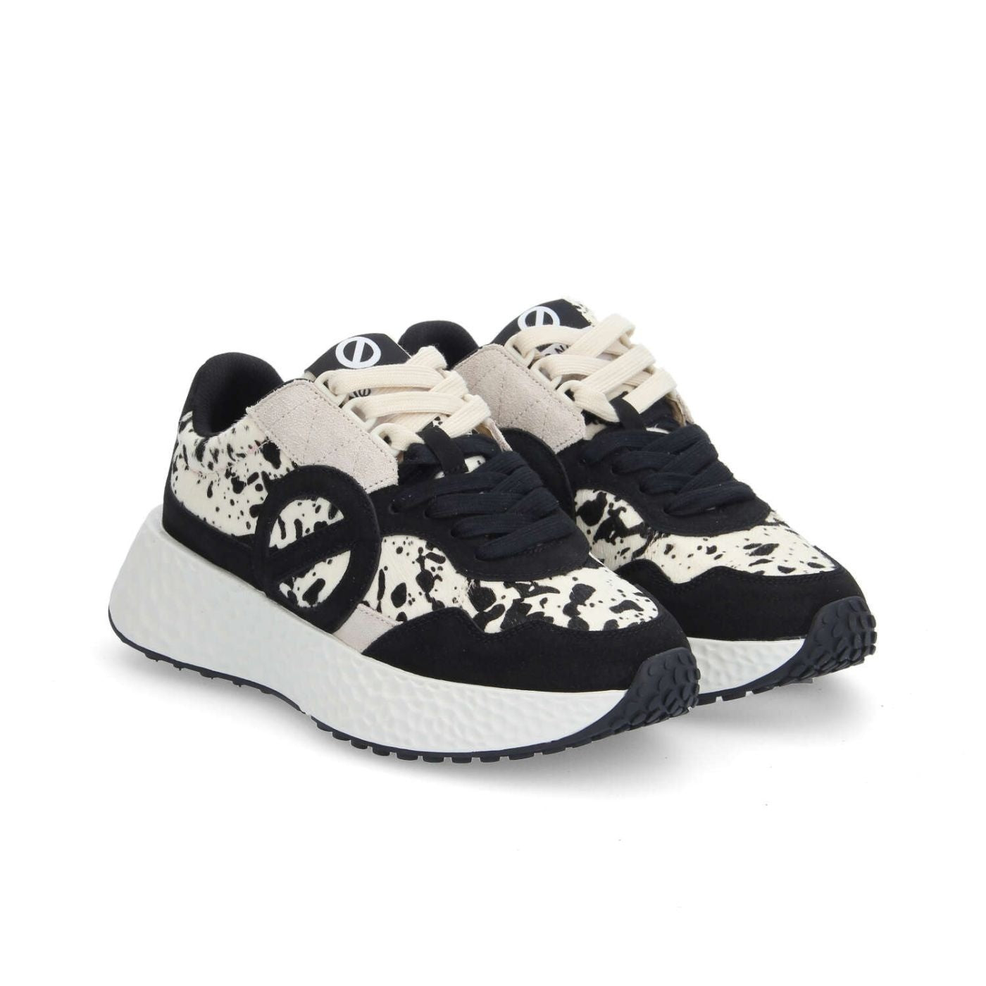 NØ Name scarpe donna joggers CARTER JOGGER W NERO/BIANCO