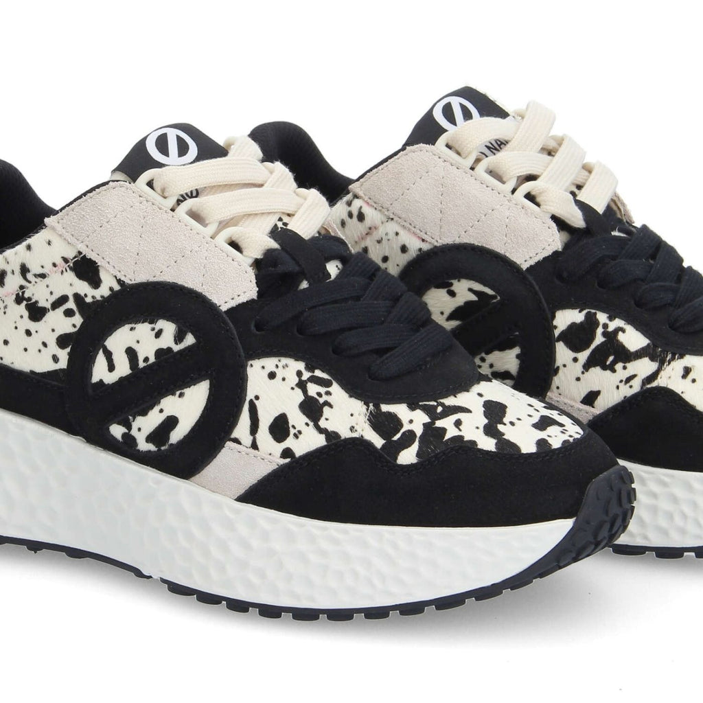 NØ Name scarpe donna joggers CARTER JOGGER W NERO/BIANCO