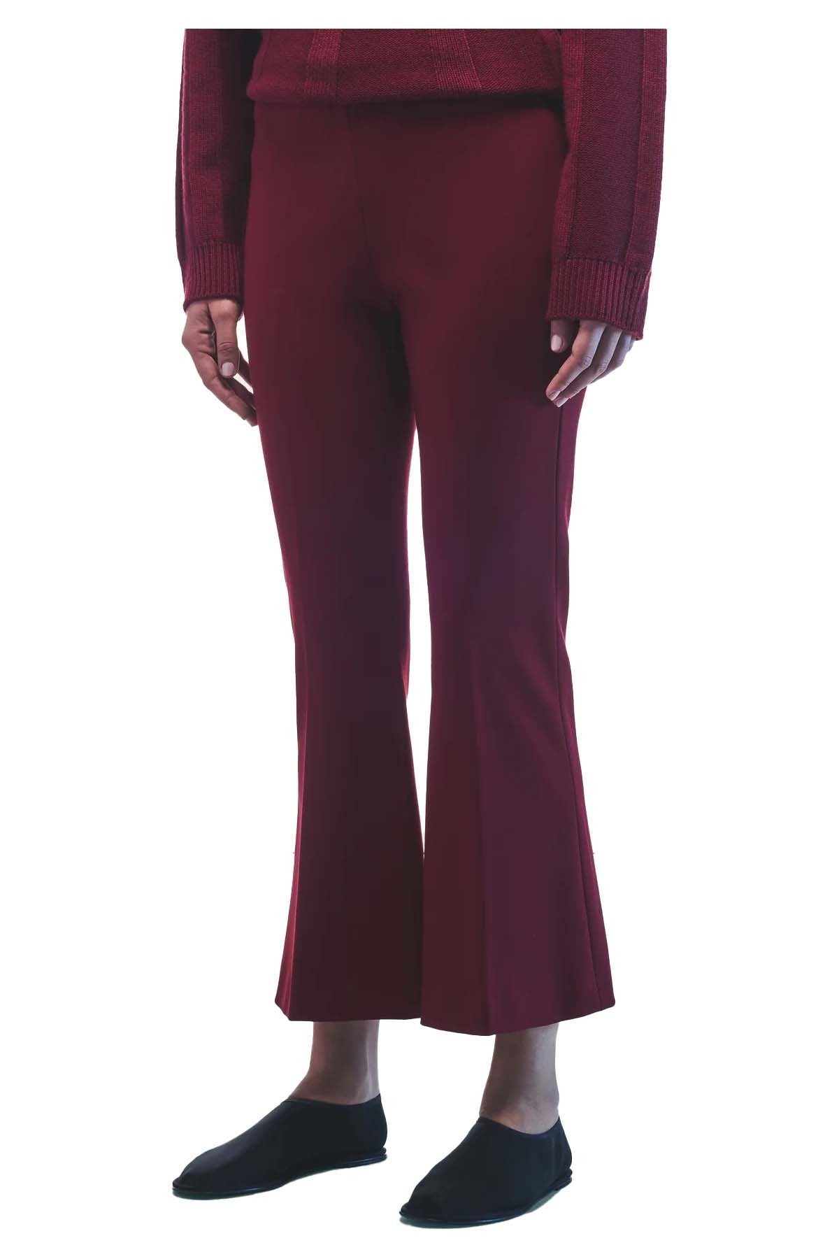 LIVIANA CONTI pantalone donna punto milano trombetta CNTI84/2 MADE IN ITALY