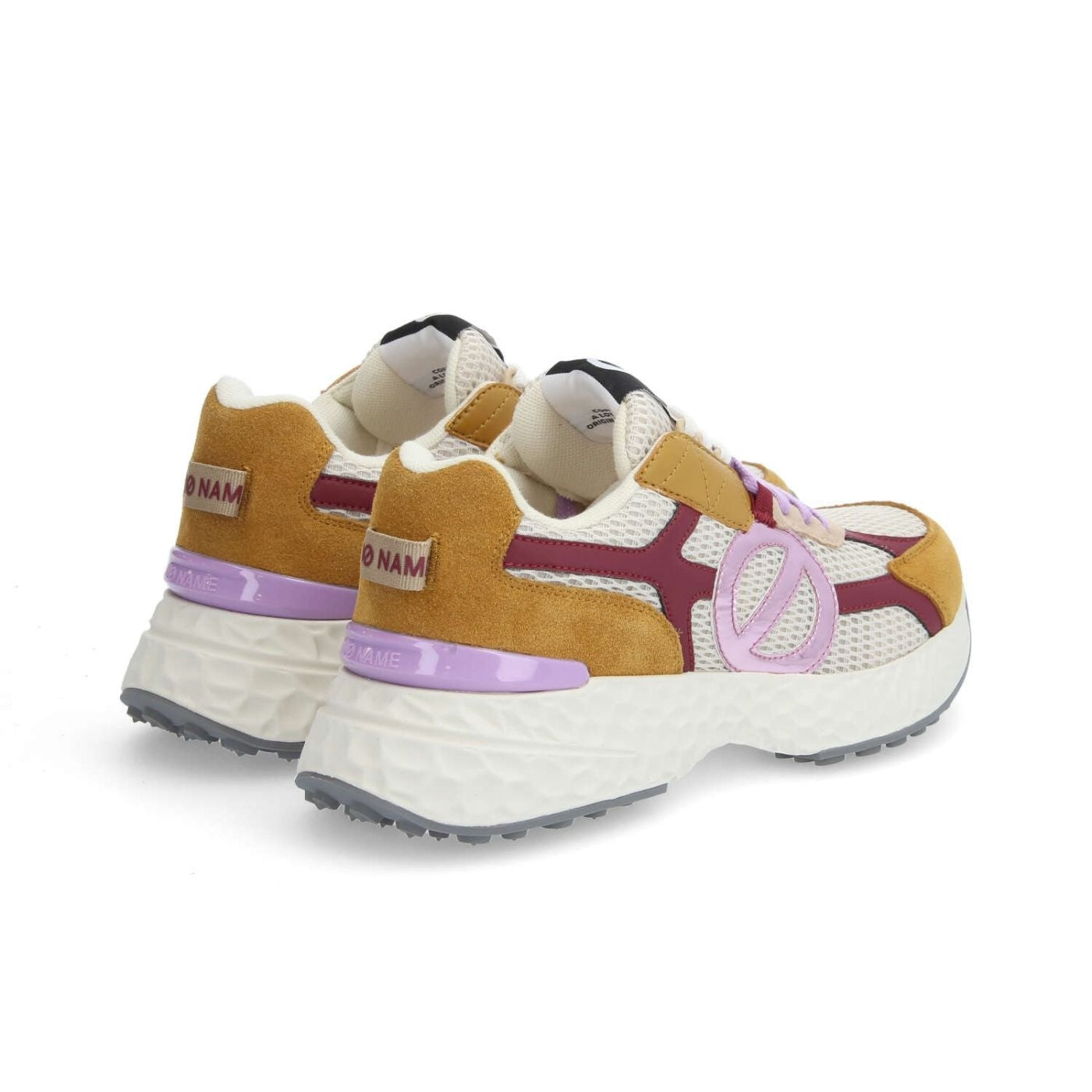 NØ Name scarpe donna joggers CARTER 2.0 RUNNER W BEIGE/OCRA/BORGOGNA