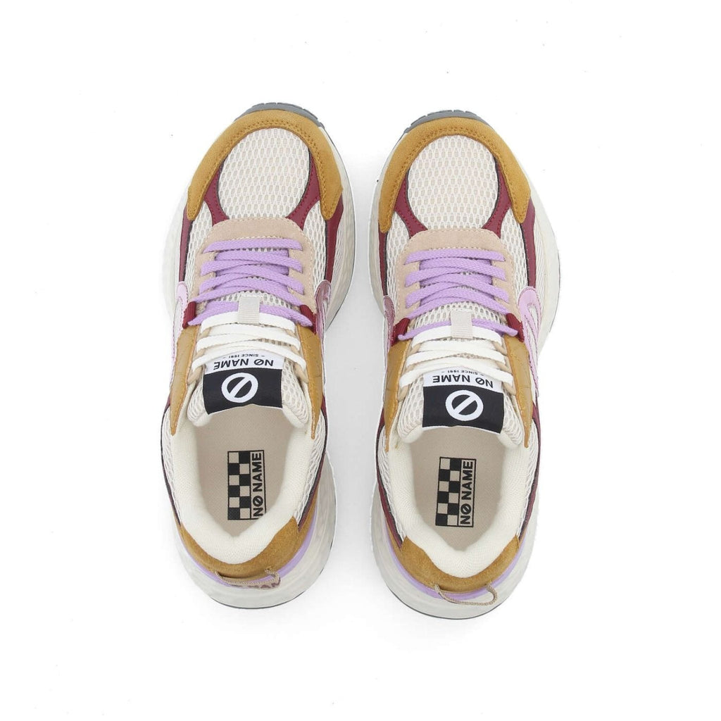 NØ Name scarpe donna joggers CARTER 2.0 RUNNER W BEIGE/OCRA/BORGOGNA