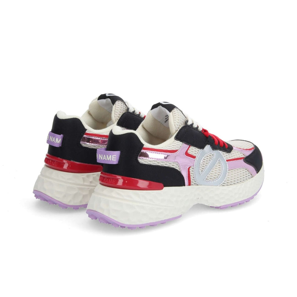 NØ Name scarpe donna joggers CARTER 2.0 RUNNER W BEIGE/NERO/LILLA