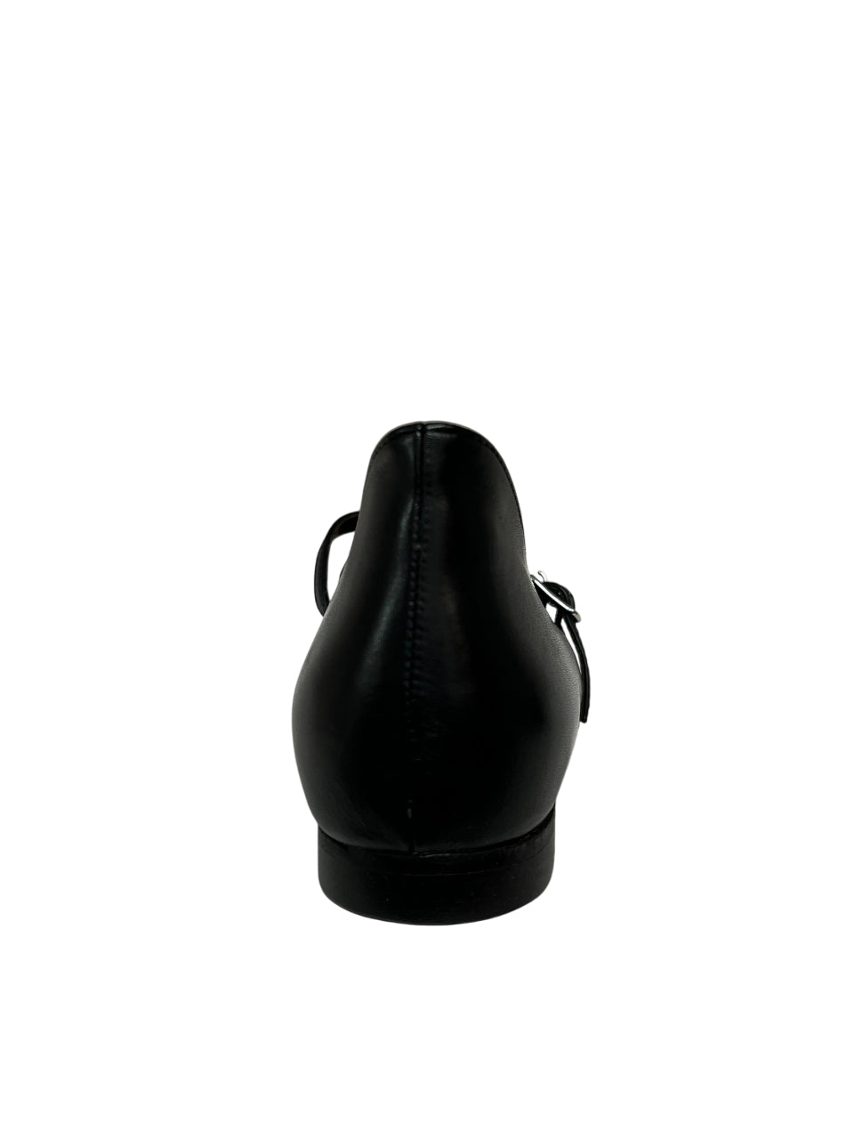 LA VITRINA Ballerina Donna Nappa Nera a Punta con Cinturino TROPEA – 100% Pelle