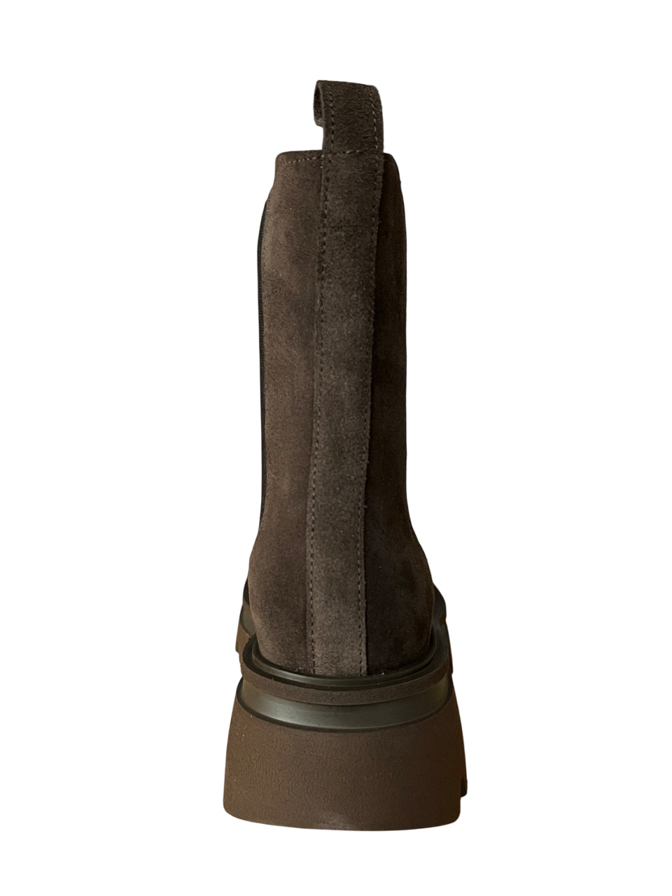 LORENZO MARI Stivale Basso Donna Camoscio Marrone Elastico Laterale CARLOTTA