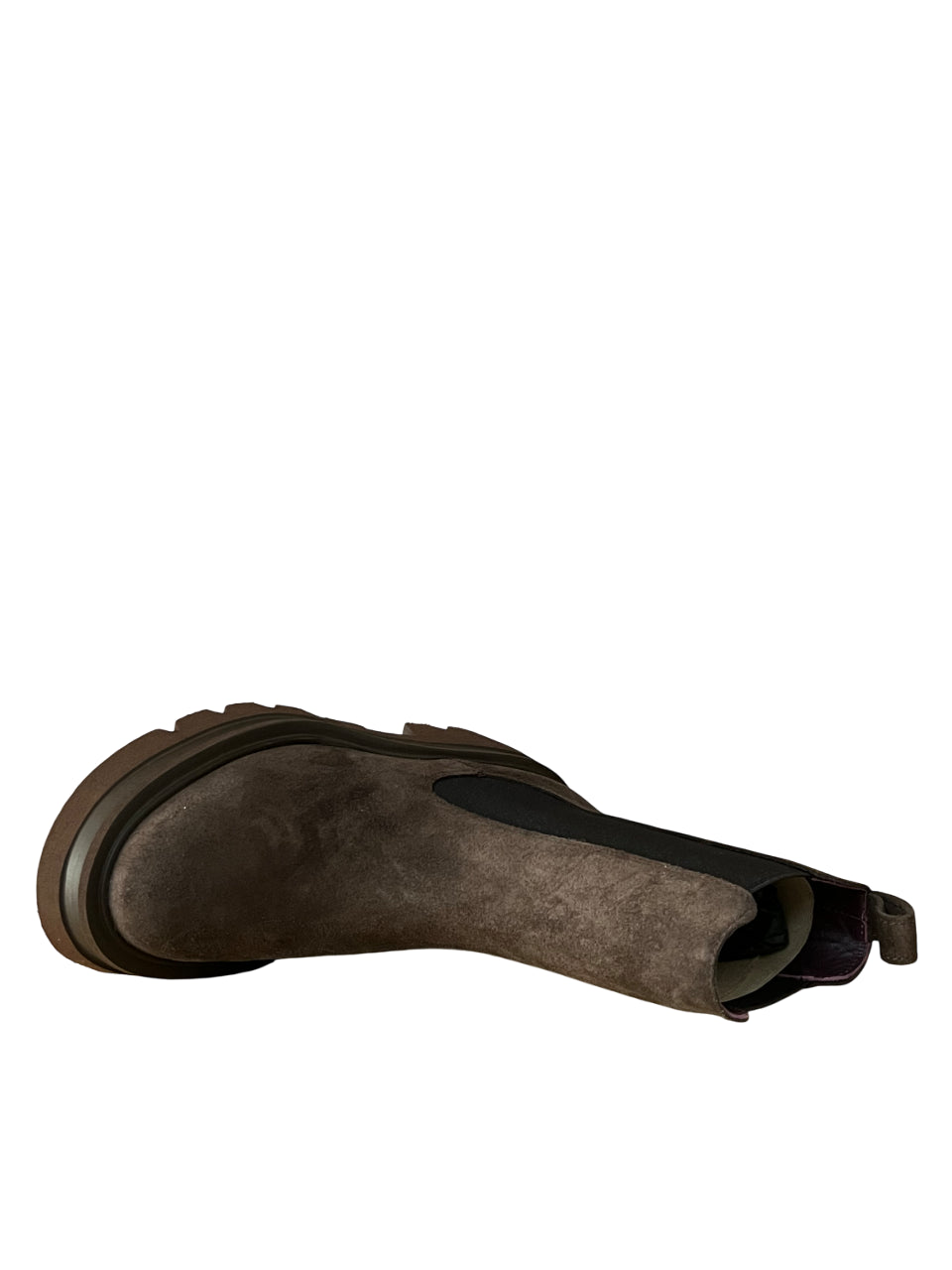 LORENZO MARI Stivale Basso Donna Camoscio Marrone Elastico Laterale CARLOTTA